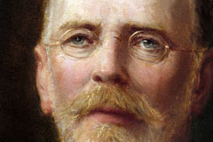 Detail of face, after conservation